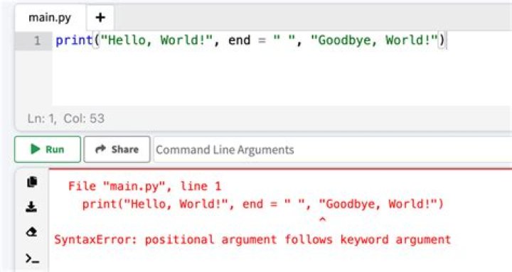 'required' is an invalid argument for positionals in python command