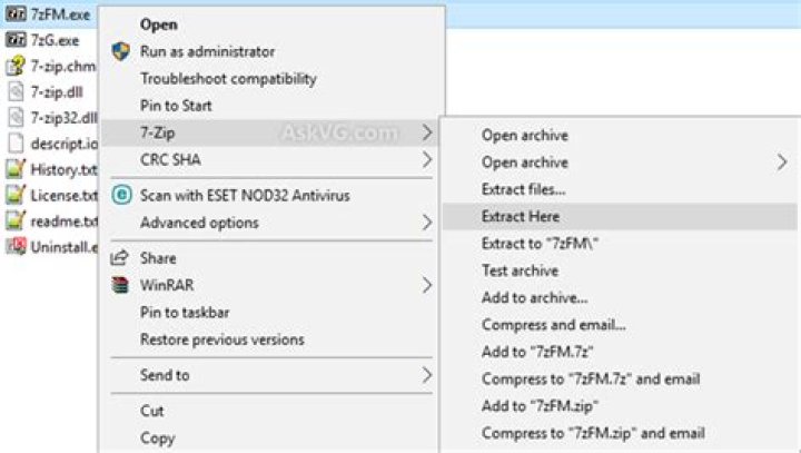 7zip Options