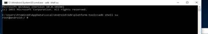 adb shell su works but adb root does not
