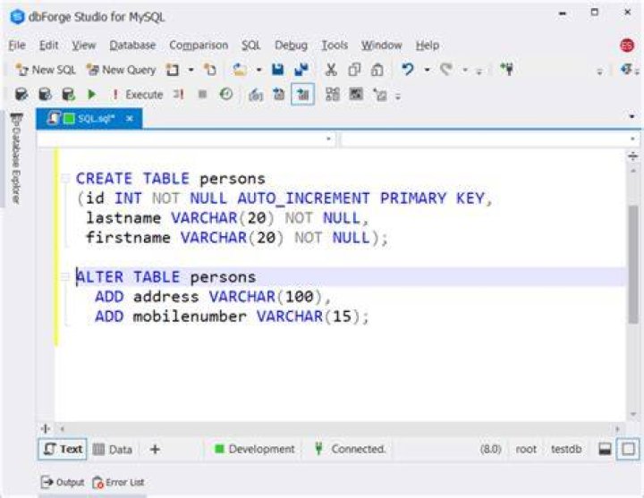 Adding multiple columns AFTER a specific column in MySQL