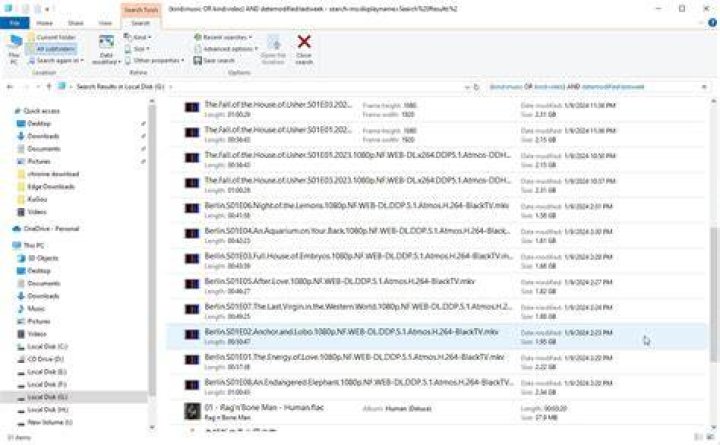 an extensive list of windows search syntax