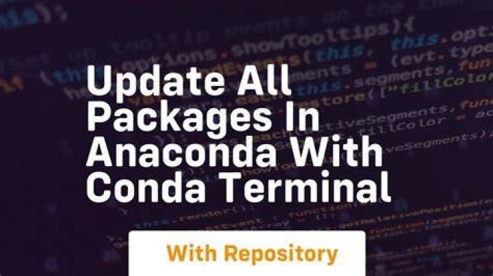 anaconda update all possible packages?