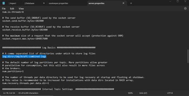 Apache Kafka server not starting