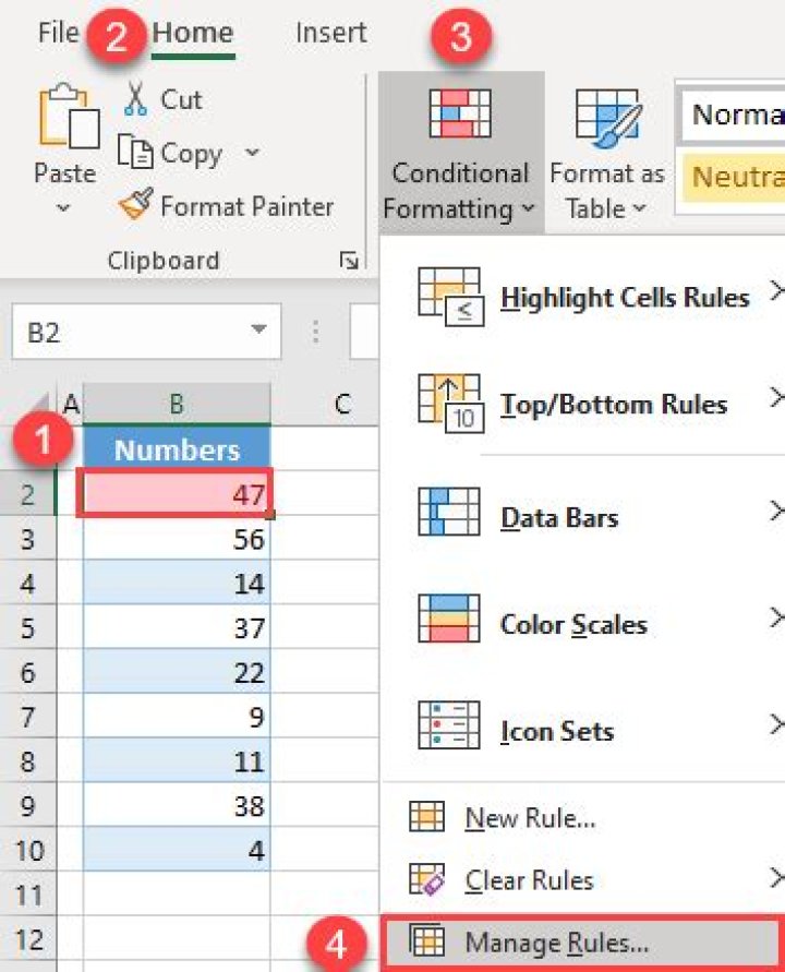 Apply conditional formatting to multiple rows