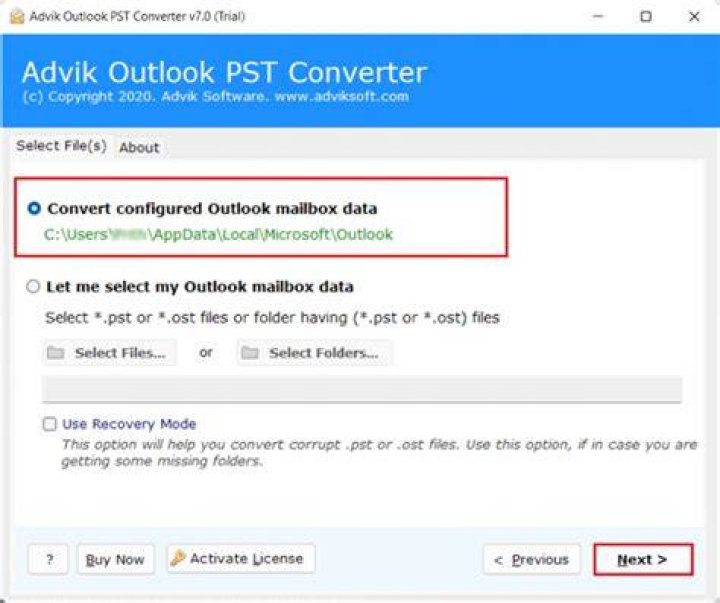 Archive Outlook mail items into SQL Server