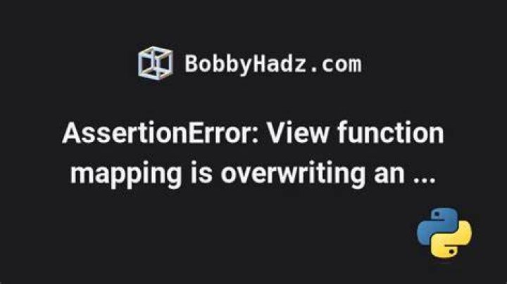 AssertionError: View function mapping is overwriting an existing endpoint function: main