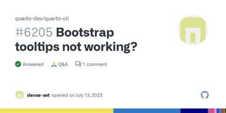 Bootstrap tooltips not working