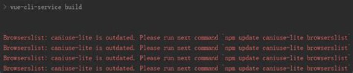Browserslist: caniuse-lite is outdated. Please run next command `npm update caniuse-lite browserslist`