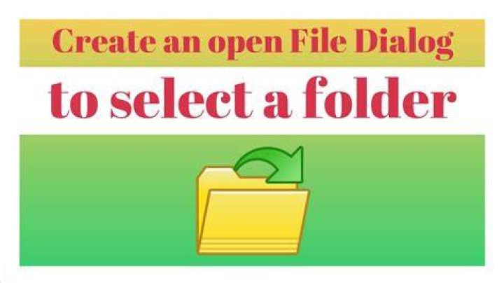 C# Folder selection dialog