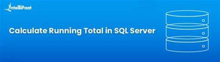 Calculate a Running Total in SQL Server