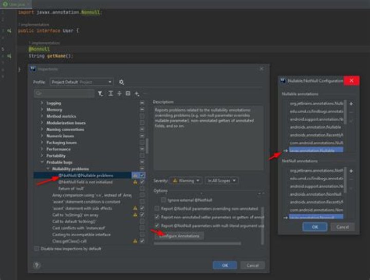 Can't find @Nullable inside javax.annotation.*