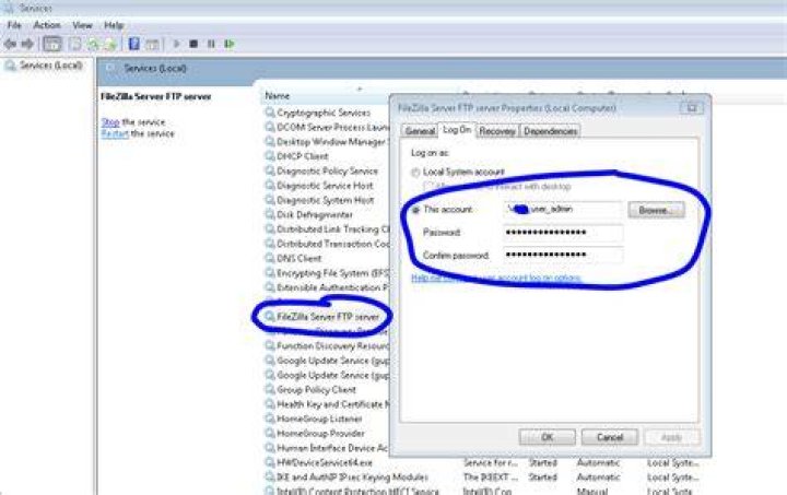 Can't get into a network drive through Filezilla