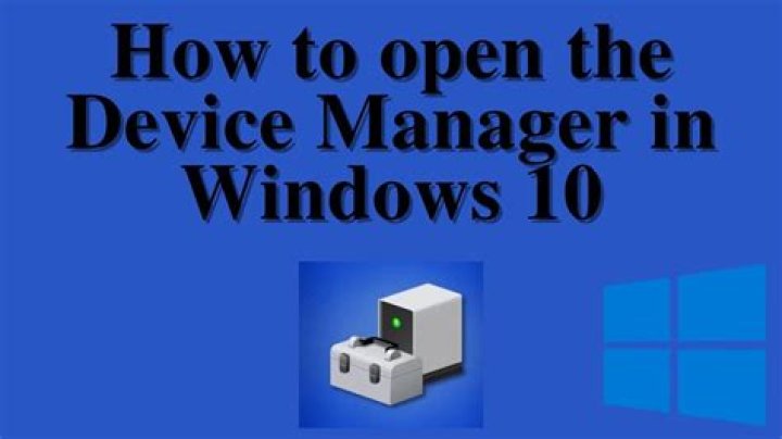 Can't open Device Manager in Windows 10
