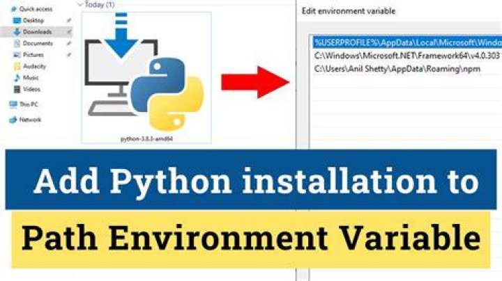 Can't set Python environment PATH variable?