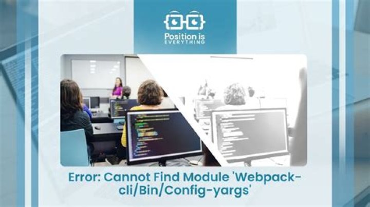 Cannot find module 'webpack/bin/config-yargs'
