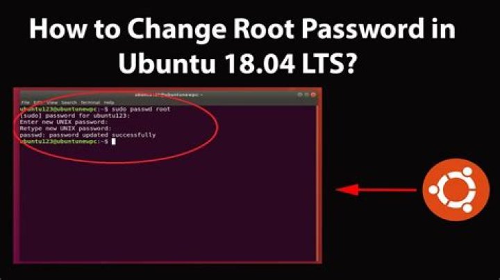 Change password for User and Root in Ubuntu 18.04