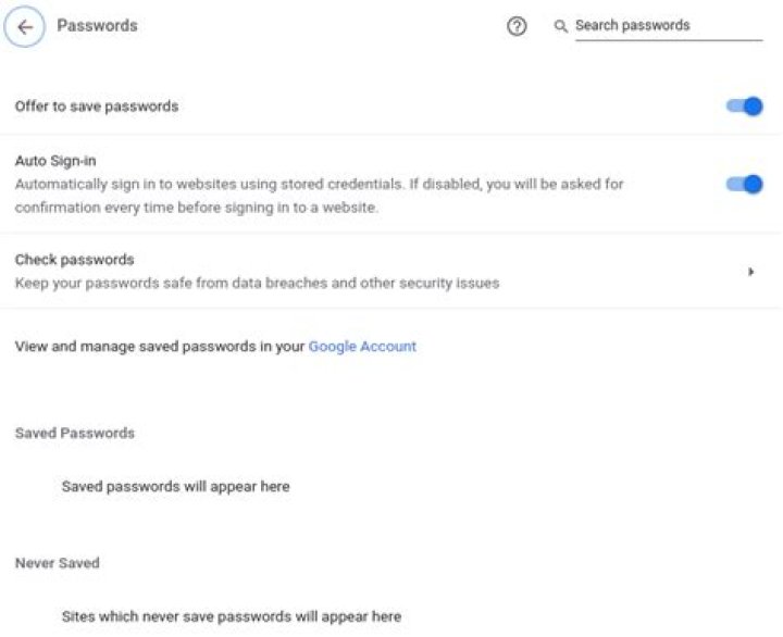 Chrome does not autofill passwords