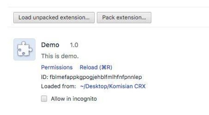 Chrome Extension Icon Manifest