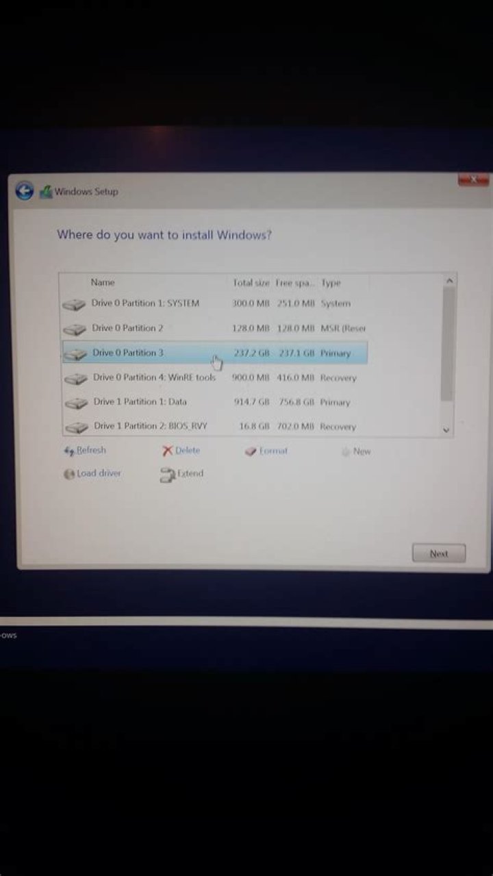 Clean install, what partitions can be removed?