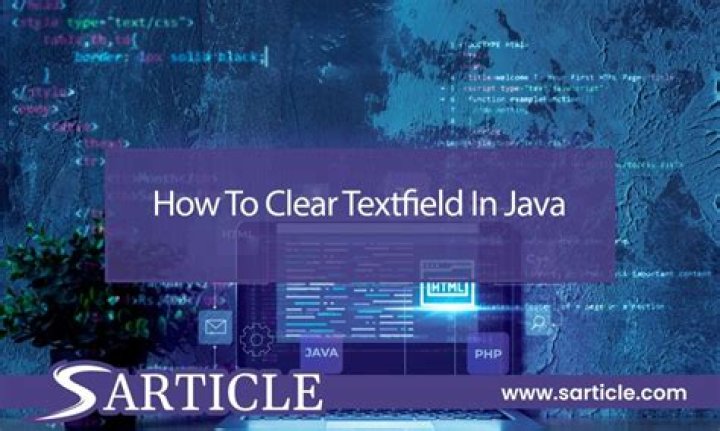 Clear TextField using Button (Java)