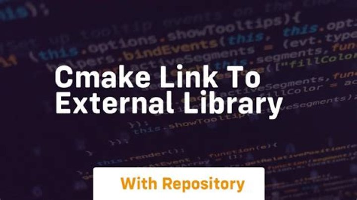 CMake link to external library