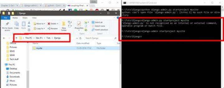 Command not found: django-admin.py