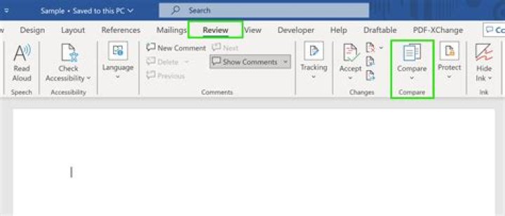 Compare three or more Word documents (*.docx)