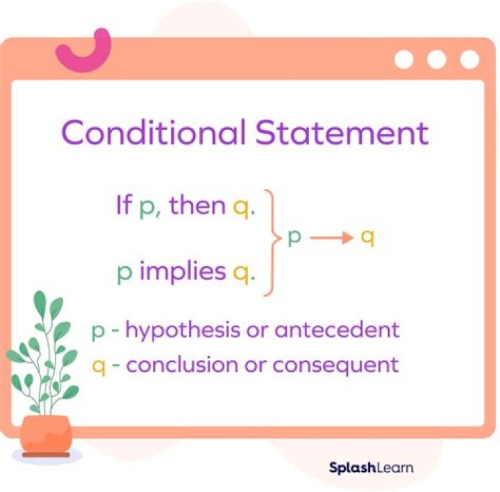 Conditional mean statement