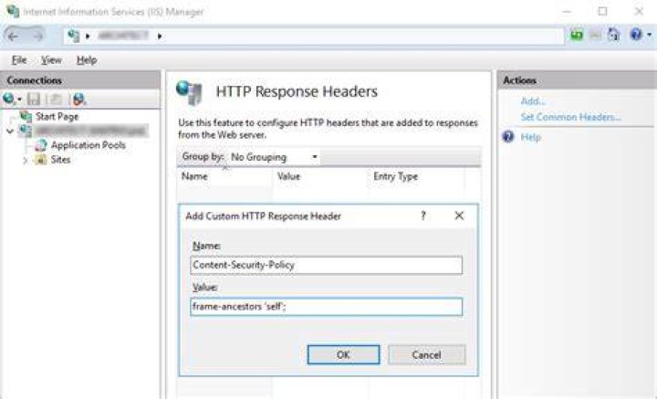 Config your IIS server to use the 