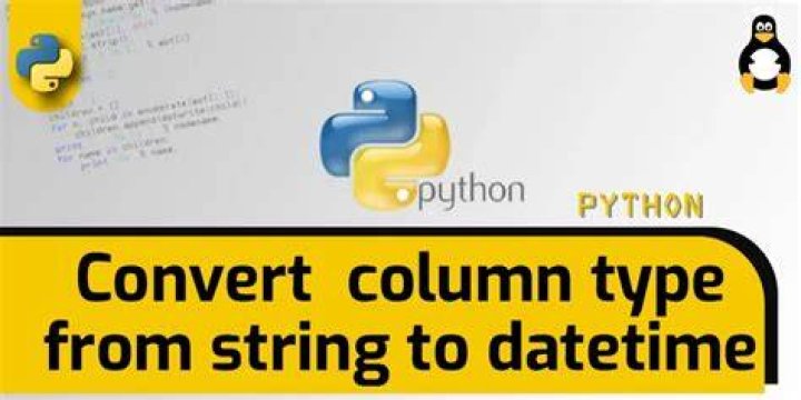 Convert DataFrame column type from string to datetime