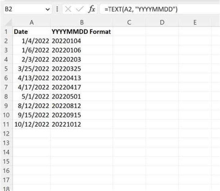 Convert date to YYYYMM format