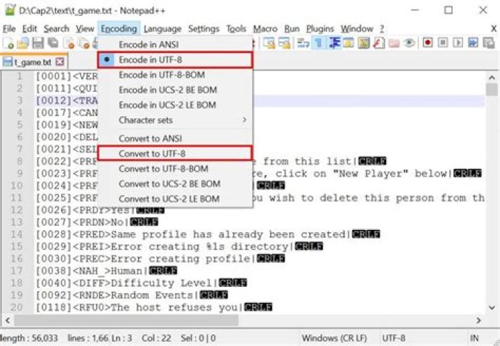 Converting the encoding of a text file (Mac OS X) [duplicate]