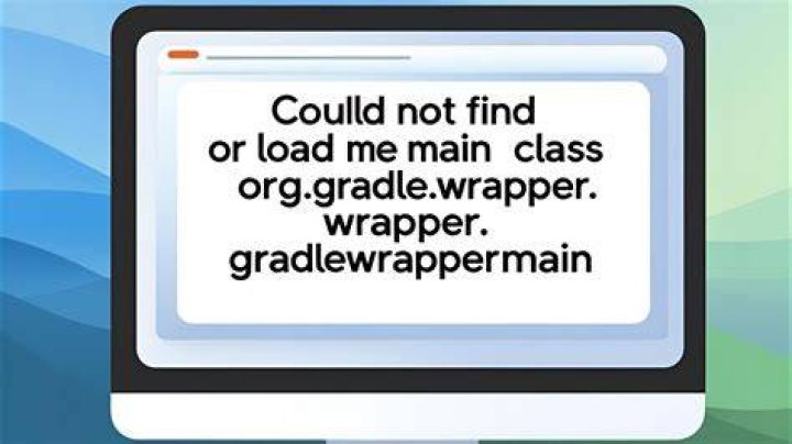 Could not find or load main class org.gradle.wrapper.GradleWrapperMain