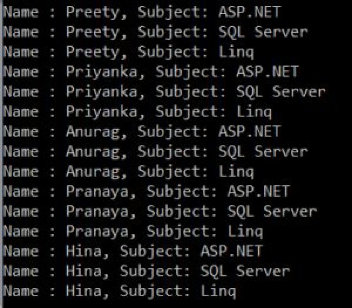 CrossJoinResult