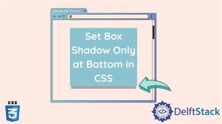 CSS Box Shadow Bottom Only [duplicate]