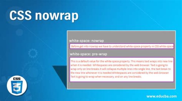 CSS NoWrap on Text [duplicate]