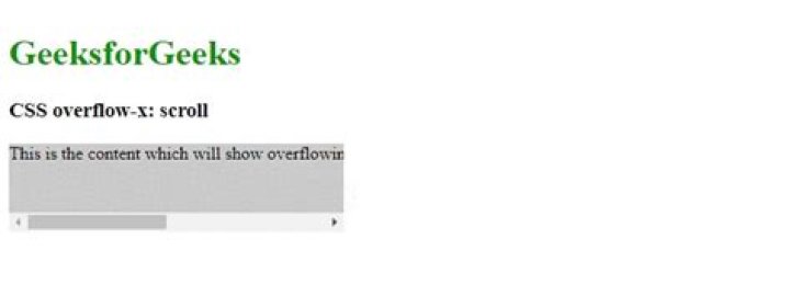 CSS overflow-x: visible; and overflow-y: hidden; causing scrollbar issue