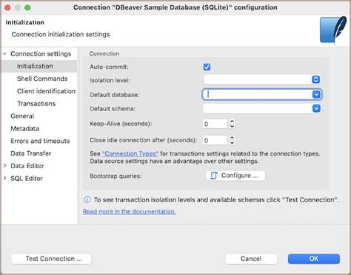 dbeaver ssh connection settings