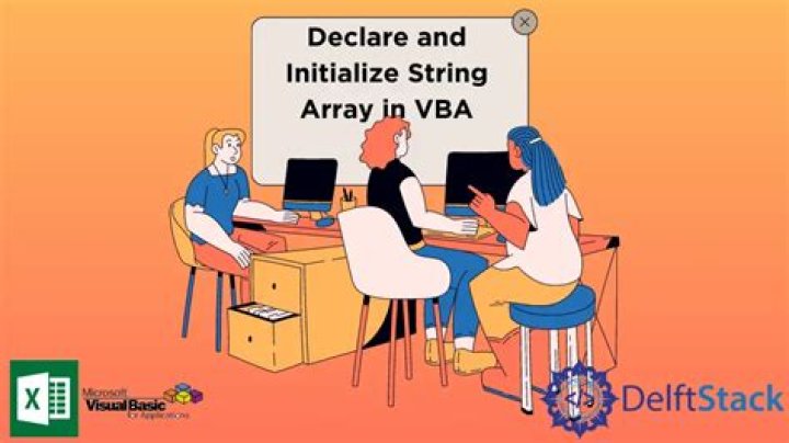 Declare and Initialize String Array in VBA