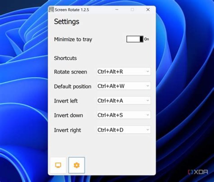 demo screen shortcut
