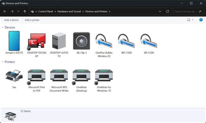 Devices & Printers takes too long to load