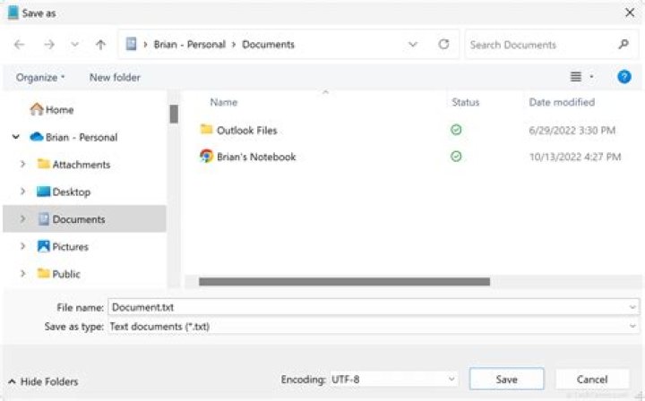 dialog box