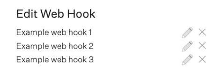 Edit webhook