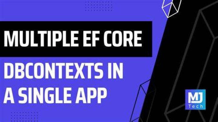 EF Core: dbcontext issues in blazor server app