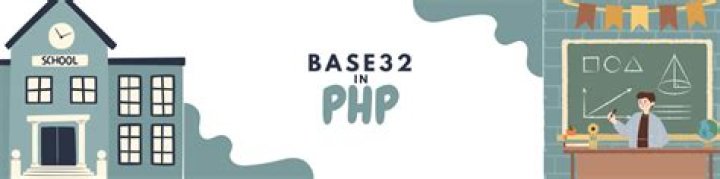 effective solution: base32 encoding in php