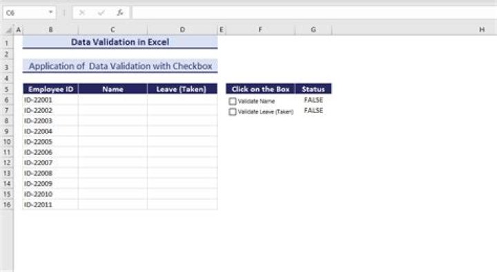 Excel data validation to whole column