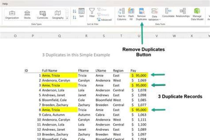 Excel Vba - Need to remove duplicate from single row