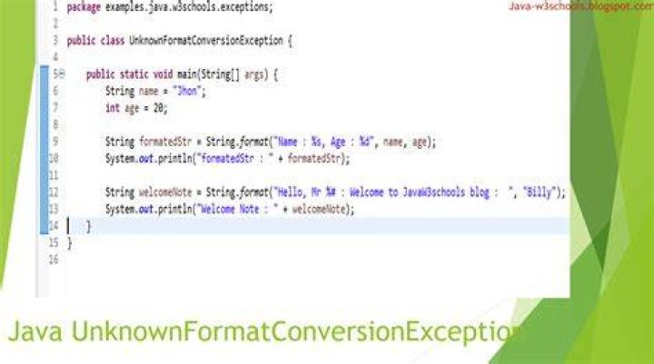 Exception in thread 