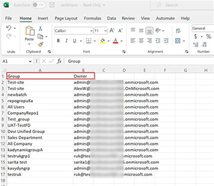 Export all Azure groups and owners
