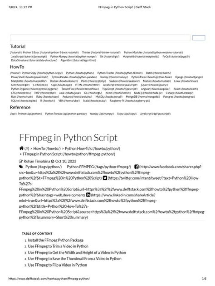 ffmpeg in python script